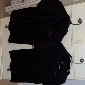 Black womens size large black polos chick-fil-a polos! Both for one price